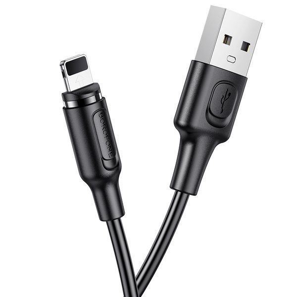 USB кабель Borofone BX41, USB - Lightning, черный оптом