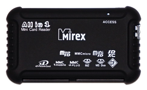 Картридер All-In-1 Mirex Brick Black 
 оптом