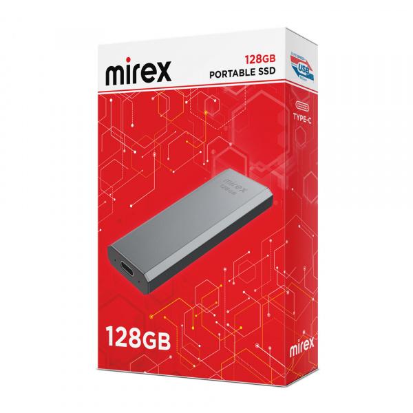 SSD диск внешний Type-C Mirex Data Master 1, 128 ГБ