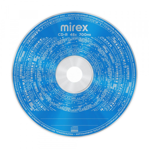 CD-R диск Mirex Brand, 48X, 700 МБ, Cake box 25 шт купить оптом