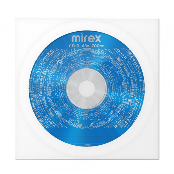 CD-R диск Mirex Brand, 48X, 700 МБ, Конверт