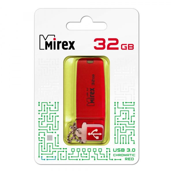 USB 3.0 флеш накопитель Mirex Chromatic Red 32 ГБ оптом