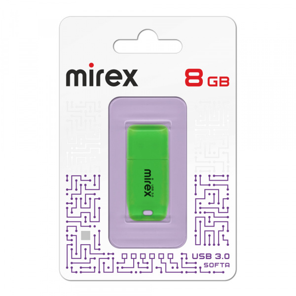 USB 3.0 флеш накопитель Mirex Softa Green 8 ГБ оптом