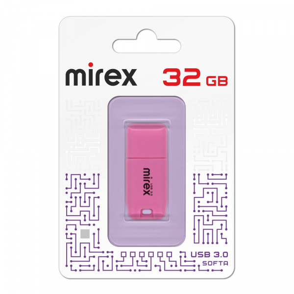 USB 3.0 флеш накопитель Mirex Softa Pink 32 ГБ оптом