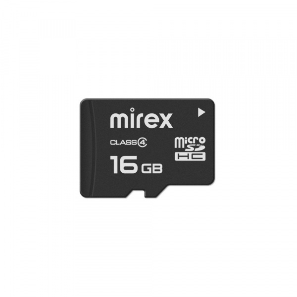 Карта памяти micro SDHC Mirex, 16 ГБ, Class 4 оптом