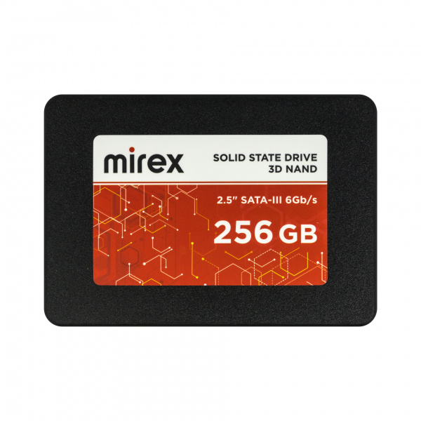 SSD диск 2.5" SATA-III Mirex, 256 ГБ