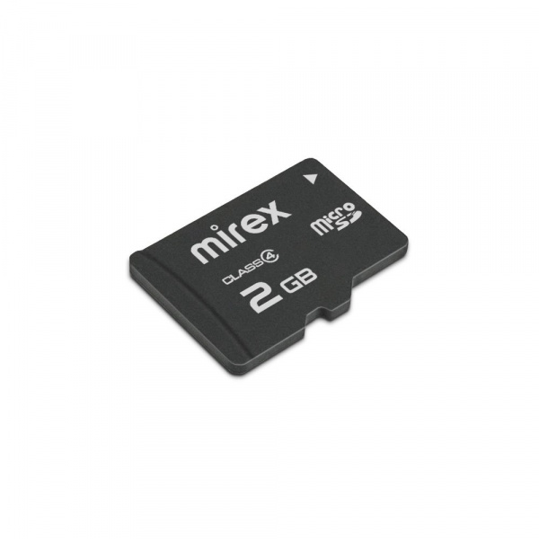 Карта памяти micro SD Mirex, 2 ГБ, Class 4 оптом