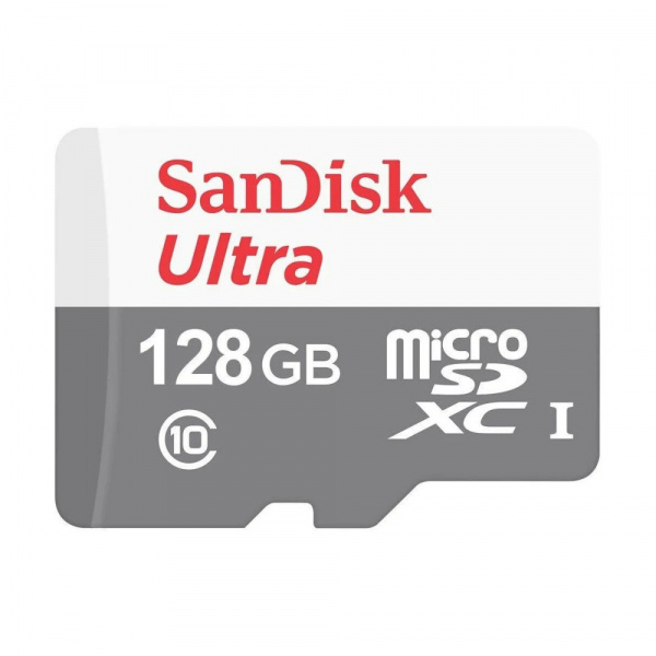 Карта памяти micro SDXC SanDisk Ultra, 128 ГБ, Class 10