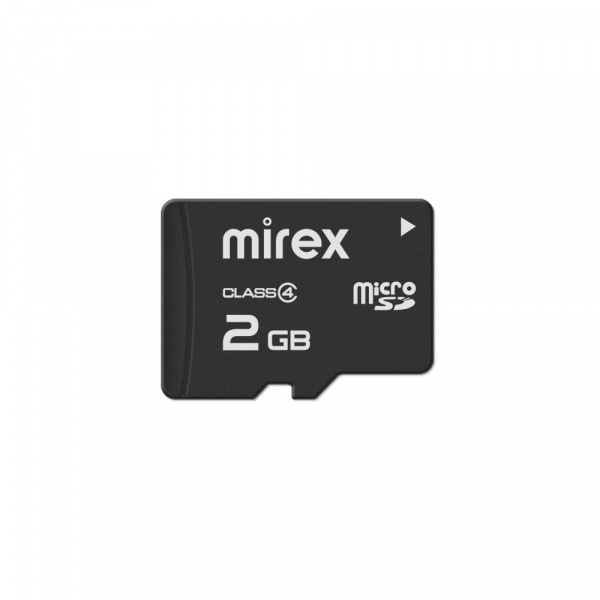 Карта памяти micro SD Mirex, 2 ГБ, Class 4 оптом