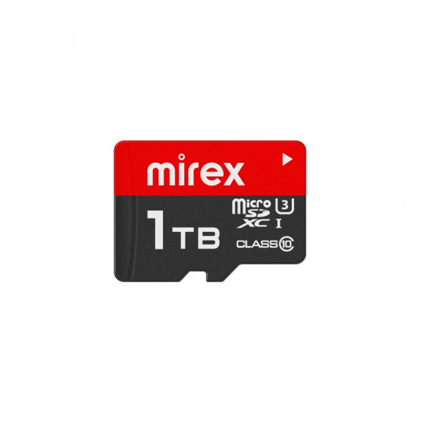 Карта памяти micro SDXC с адаптером Mirex, 1 ТБ, Class 10 оптом