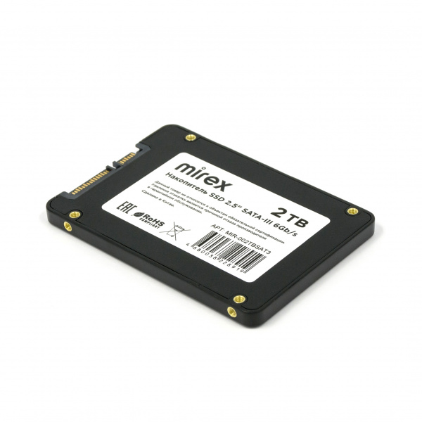 SSD диск 2.5" SATA-III Mirex, 2 ТБ оптом