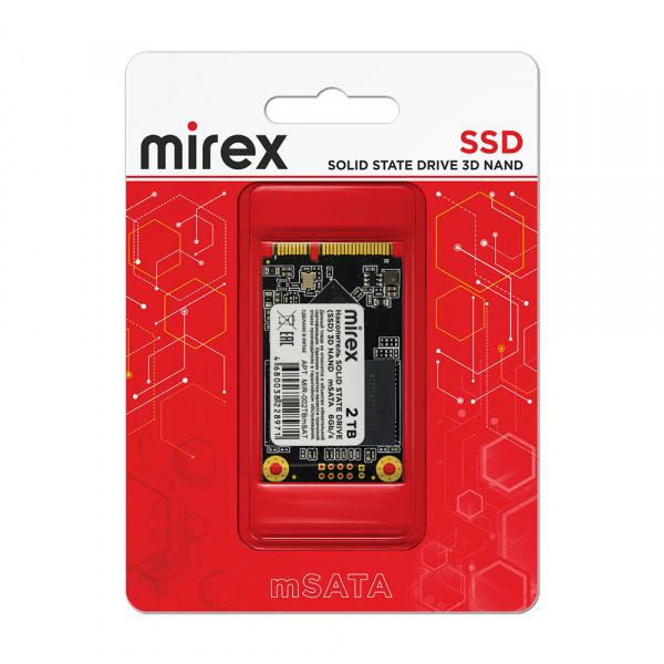 SSD диск mSATA Mirex, 2 ТБ оптом