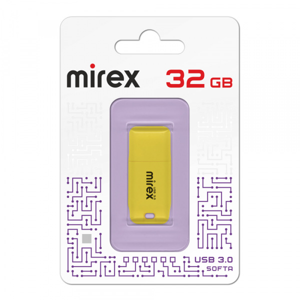 USB 3.0 флеш накопитель Mirex Softa Yellow 32 ГБ оптом