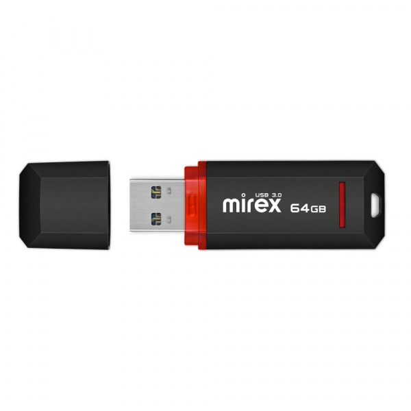 USB 3.0 флеш накопитель Mirex Knight Black 64 ГБ оптом