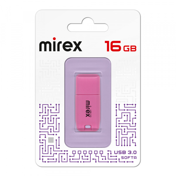 USB 3.0 флеш накопитель Mirex Softa Pink 16 ГБ оптом