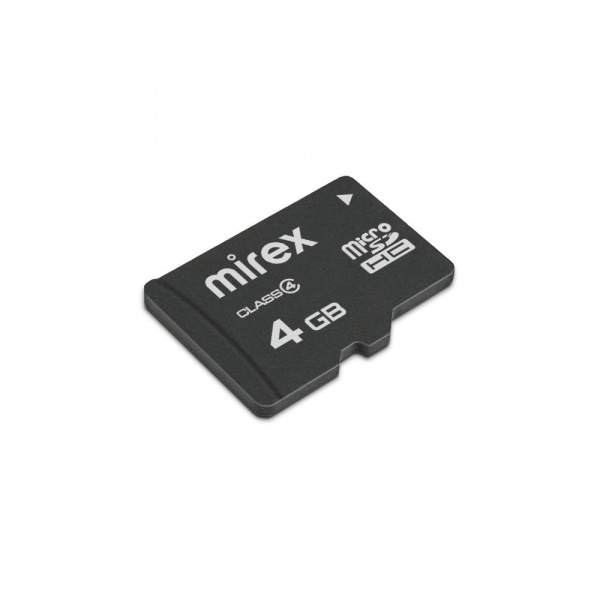 Карта памяти micro SDHC Mirex, 4 ГБ, Class 4 оптом