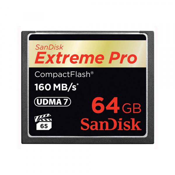 Карта памяти CF SanDisk Extreme Pro, 64 ГБ, 1000х