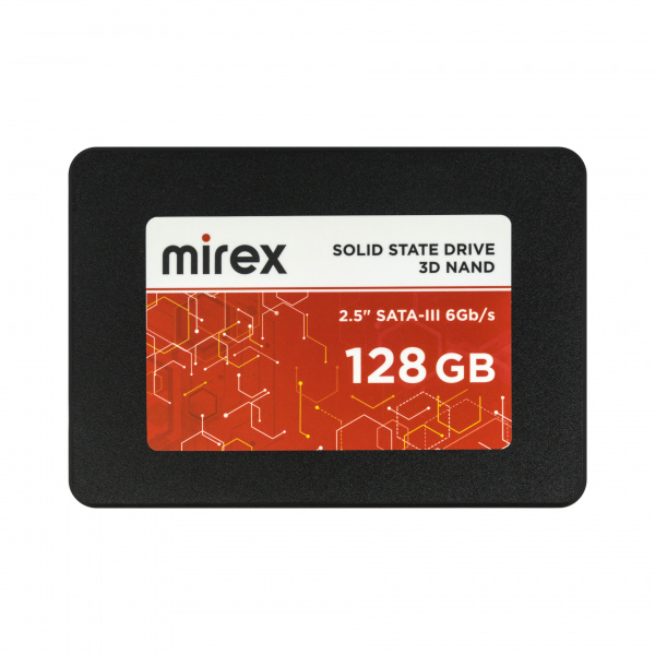 SSD диск 2.5" SATA-III Mirex, 128 ГБ