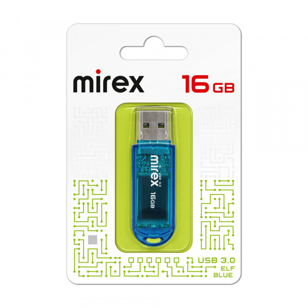 USB 3.0 флеш накопитель Mirex Elf Blue 16 ГБ оптом