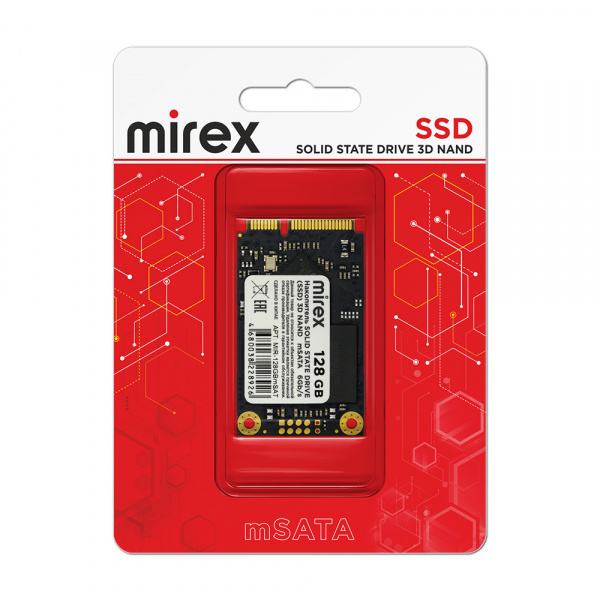 SSD диск mSATA Mirex, 128 ГБ оптом