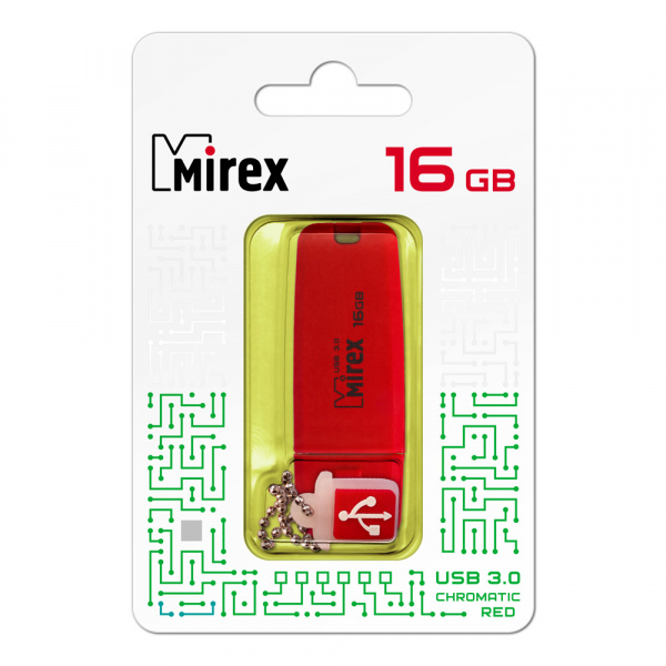 USB 3.0 флеш накопитель Mirex Chromatic Red 16 ГБ оптом