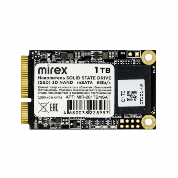 SSD диск mSATA Mirex, 1 ТБ